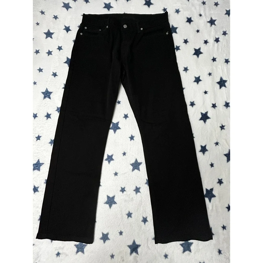 Levis 514 Jeans Mens 36x30 Black Straight Fit Stretch Denim Casual Pants